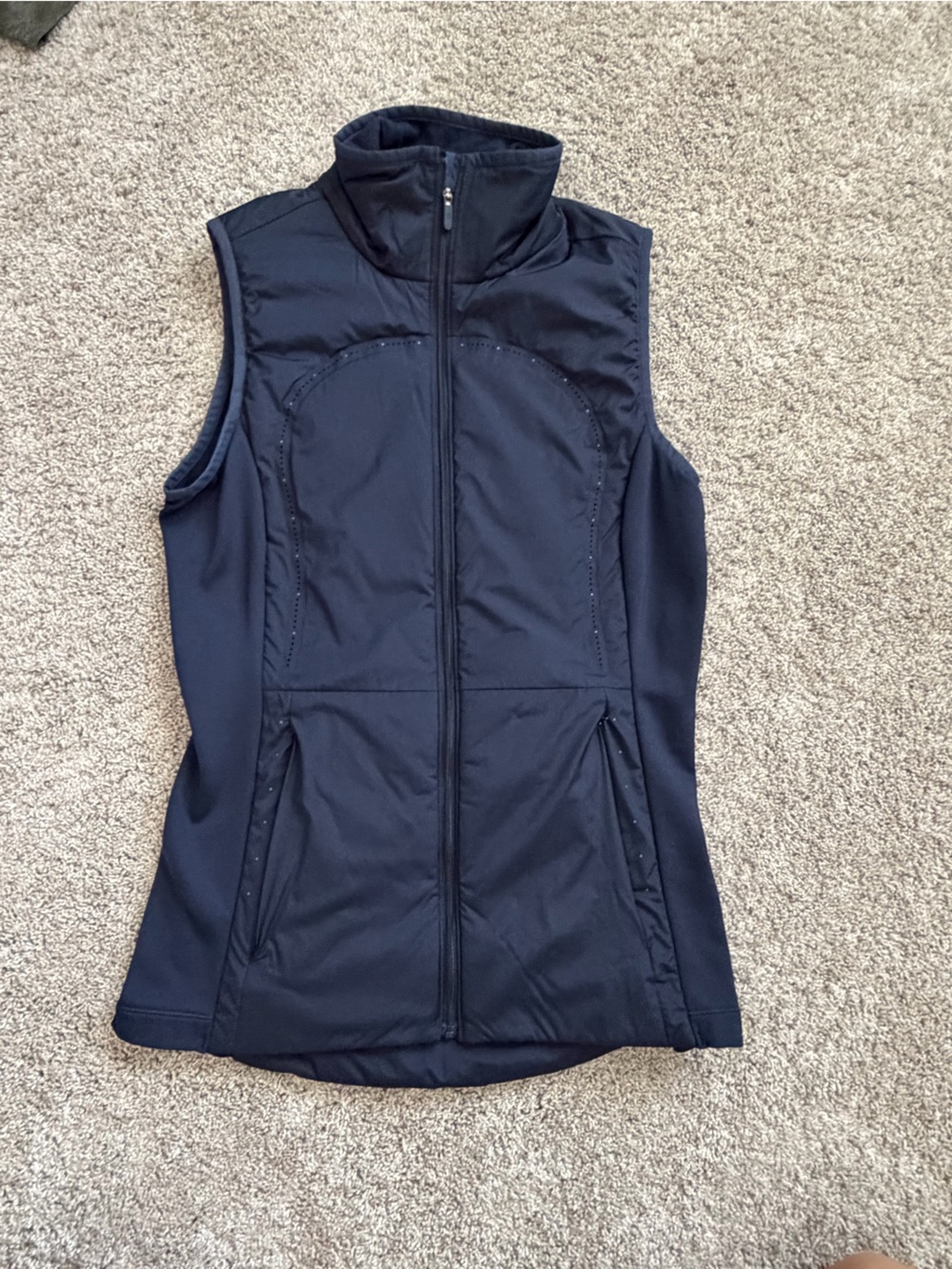 Lululemon Running vest sz 6 navy blue